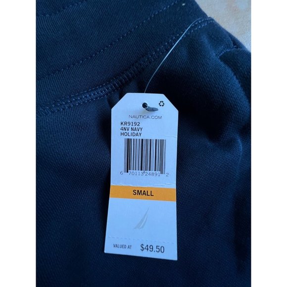 Nautica sweat‎ shorts navy Men size Small - Picture 2 of 7